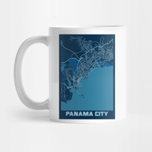 Panama City - Panama Peace City Map Mug